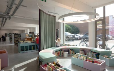 VTC Library Edegem by Marc Koehler architects. Photo © Dennis De Smet.