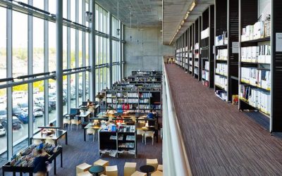SV Collection Hogeschool Bibliotheekkasten studietafels studielandschap